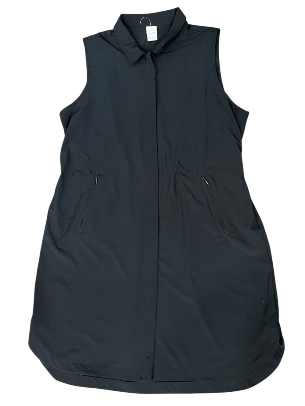 Lole Black Button Up Sleeveless Dress Size XL